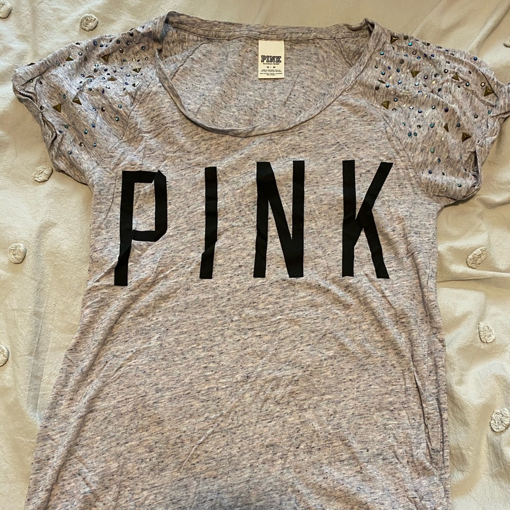Grey PINK t-shirt